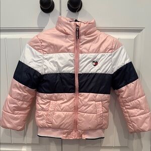 Tommy Hilfiger Kids Pink Puffer Jacket